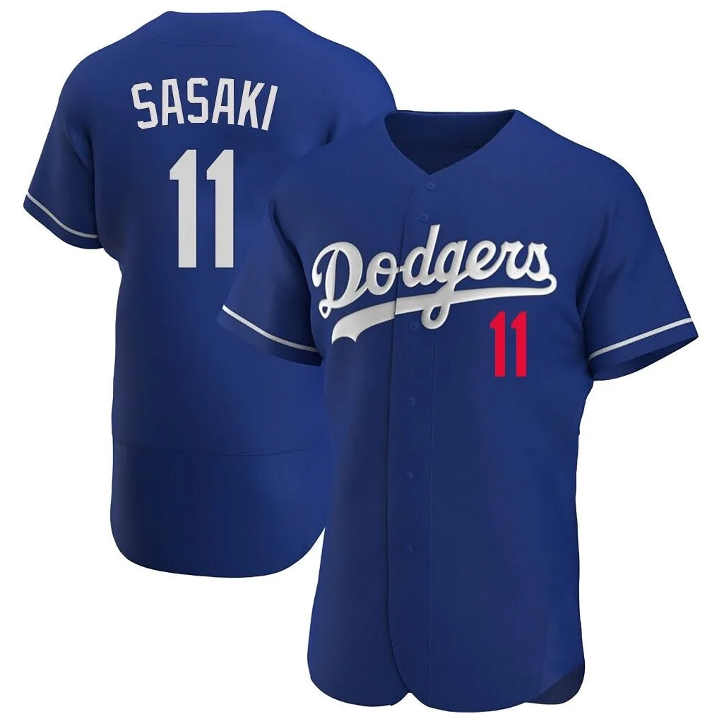 Los Angeles Dodgers #11 Roki Sasaki Player Royal CONTON Limited Elite Home Stitched Jerseys