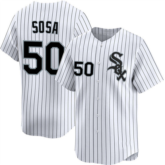 Chicago White Sox #50 Lenyn Sosa White CONTON 2025 Home Limited Stitched Jersey