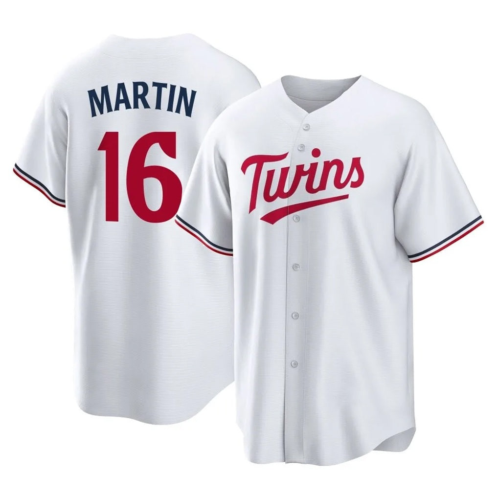 Minnesota Twins #16 Austin Martin Player White CONTONHome Game Stitched Jerseys