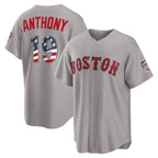 Boston Red Sox #19 Roman Anthony USA 250 Fourth of July Road Stadium Jersey - Gray CONTON
