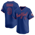 New York Mets #9 Brandon Nimmo Royal CONTON Alternate Limited Player Jersey