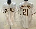 San Diego Padres #21 Nick Castellanos White CONTON Cool Base Jersey