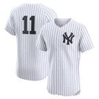 New York Yankees #11 Anthony Volpe White CONTON Home Elite Jersey