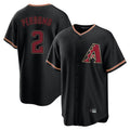 Arizona Diamondbacks #2 Geraldo Perdomo Player Black CONTON Limited Home Stitched Jerseys