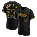 Atlanta Braves #23 Michael Harris II Player Black CONTON Snake Skin City Limited Elite Home Game Stitched Jerseys
