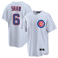 Chicago Cubs #6 Matt Shaw Player White CONTON Game Home Stitched Jerseys