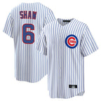 Chicago Cubs #6 Matt Shaw Player White CONTON Game Home Stitched Jerseys