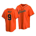 San Francisco Giants #9 Brandon Belt Alternate Orange CONTON Jersey