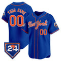 Cutsom New York Mets Active Player Royal CONTON 2024 Spring Training Vapor Premier Limited Stitched Jersey