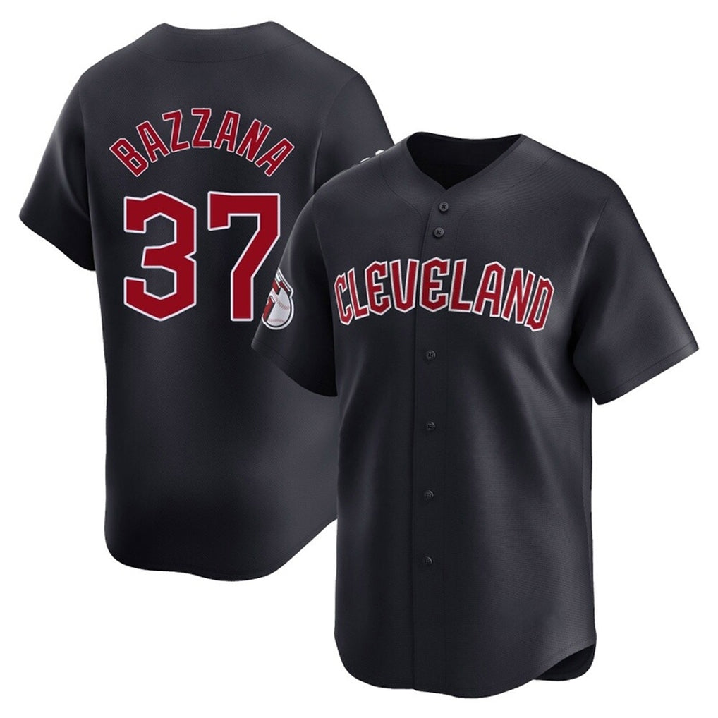 Cleveland Guardians #37 Travis Bazzana Player Navy CONTON Limited Home Game Stitched Jerseys