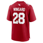 A.Cardinals #28 Andrew Wingard Cardinal Team Game Football jersey CONTON
