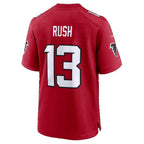 A.Falcons #13 Cooper Rush Red Team Game Football jersey CONTON