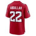 A.Falcons #22 Yasir Abdullah Red Team Game Football jersey CONTON