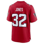 A.Falcons #32 Cash Jones Red Team Game Football jersey CONTON