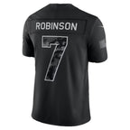 A.Falcons #7 Bijan Robinson Black 2026 Salute to Service Stitched Limited Football jersey CONTON