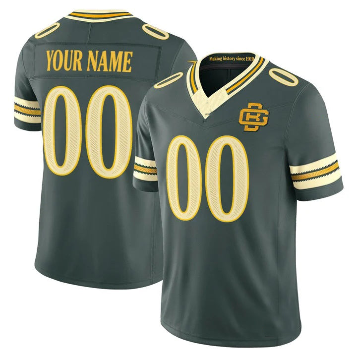Custom GB.Packers Green 2026 Rivalries Vapor Limited Jersey CONTON - All Stitched Jersey CONTON