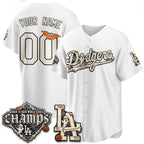 Custom Los Angeles Dodgers White Halloween 2026 Baseball jersey CONTON