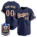 Custom Los Angeles Dodgers x Dia De Los Muertos Navy 2026 Baseball jersey CONTON