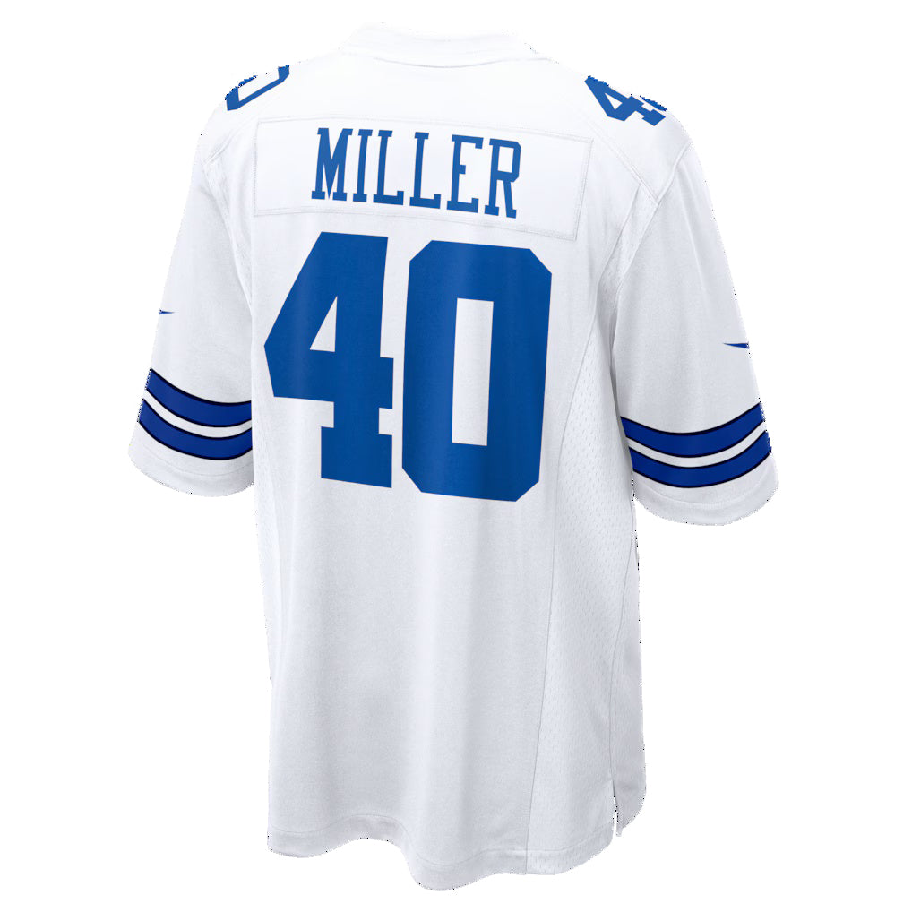 D.Cowboys #40 Von Miller White Game Jersey CONTON