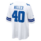 D.Cowboys #40 Von Miller White Game Jersey CONTON
