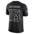 MN.Vikings #18 Justin Jefferson Black 2026 Salute to Service Stitched Limited Football jersey CONTON