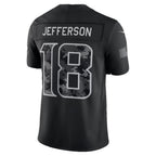 MN.Vikings #18 Justin Jefferson Black 2026 Salute to Service Stitched Limited Football jersey CONTON