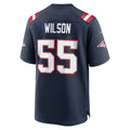 NE.Patriots #55 Jared Wilson Navy Team Game Jersey CONTON