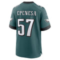 P.Eagles #57 A.J. Epenesa Midnight Green Team Game Jersey CONTON