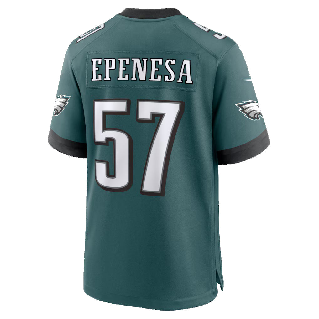 P.Eagles #57 A.J. Epenesa Midnight Green Team Game Jersey CONTON