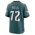 P.Eagles #72 Markel Bell Midnight Green Team Game Jersey CONTON