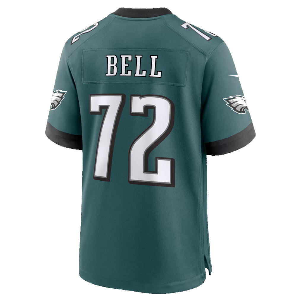 P.Eagles #72 Markel Bell Midnight Green Team Game Jersey CONTON