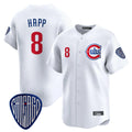 Chicago Cubs #8 Ian Happ Player White CONTON Vapor Premier Limited Home Stitched Jerseys