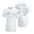 Toronto Blue Jays #12 Roberto Alomar White CONTON Flexbase Fashion Jersey