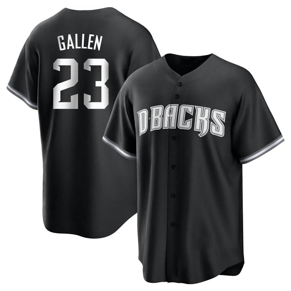 Arizona Diamondbacks #23 Zac Gallen Player Black CONTON Game Home Stitched Jerseys