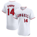 Los Angeles Angels #14 Logan O'Hoppe Player White CONTON Limited Elite Stitched Home Jerseys
