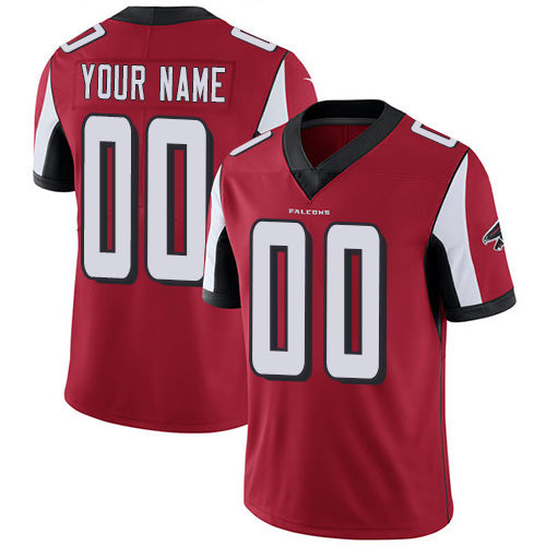 Custom A.Falcons Home Red CONTON Vapor Untouchable Limited Jersey