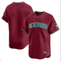 Arizona Diamondbacks Red CONTON Limited Home Game Blank Player Stitched Jerseys