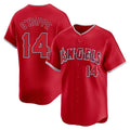 Los Angeles Angels #14 Logan O'Hoppe Player Red CONTON Home Limited Stitched Jerseys