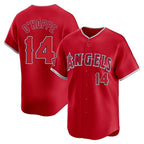 Los Angeles Angels #14 Logan O'Hoppe Player Red CONTON Home Limited Stitched Jerseys