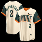 Baltimore Orioles #2 Gunnar Henderson Natural CONTON 2026 City Connect Stadium Jersey