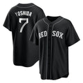 Boston Red Sox #7 Masataka Yoshida Player Black CONTON Home Game Stitched Jerseys