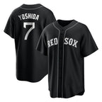 Boston Red Sox #7 Masataka Yoshida Player Black CONTON Home Game Stitched Jerseys