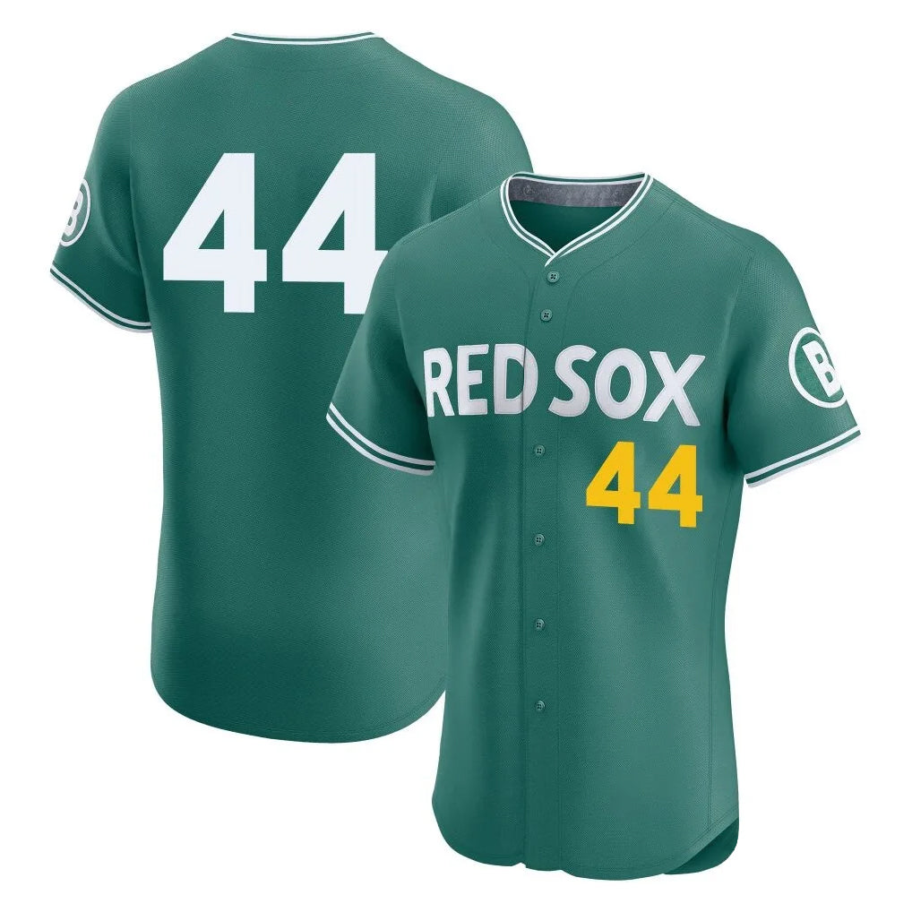 Boston Red Sox #44 Aroldis Chapman Player Green CONTON City Connect Limited Elite Home Game Stitched Jerseys1