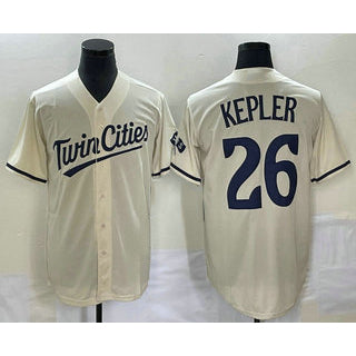 Minnesota Twins #26 Max Kepler Cream CONTON 2022 City Connect Cool Base Stitched Jersey