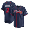 Atlanta Braves #3 Dale Murphy Player Navy CONTON 2025 Speedway Classic Home Game Stitched Jerseys