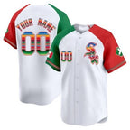 Custom Chicago White Sox Mexico Vapor Premier Limited Jersey V2- White CONTON