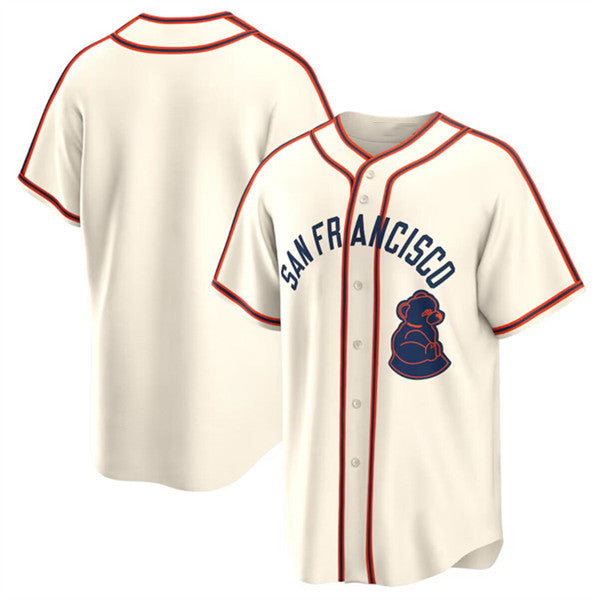 San Francisco Giants Blank Cream CONTON 2024 Rickwood Classic Stitched Jersey