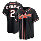 Baltimore Orioles #2 Gunnar Henderson Player Black CONTON Out Home Game Stitched Jerseys