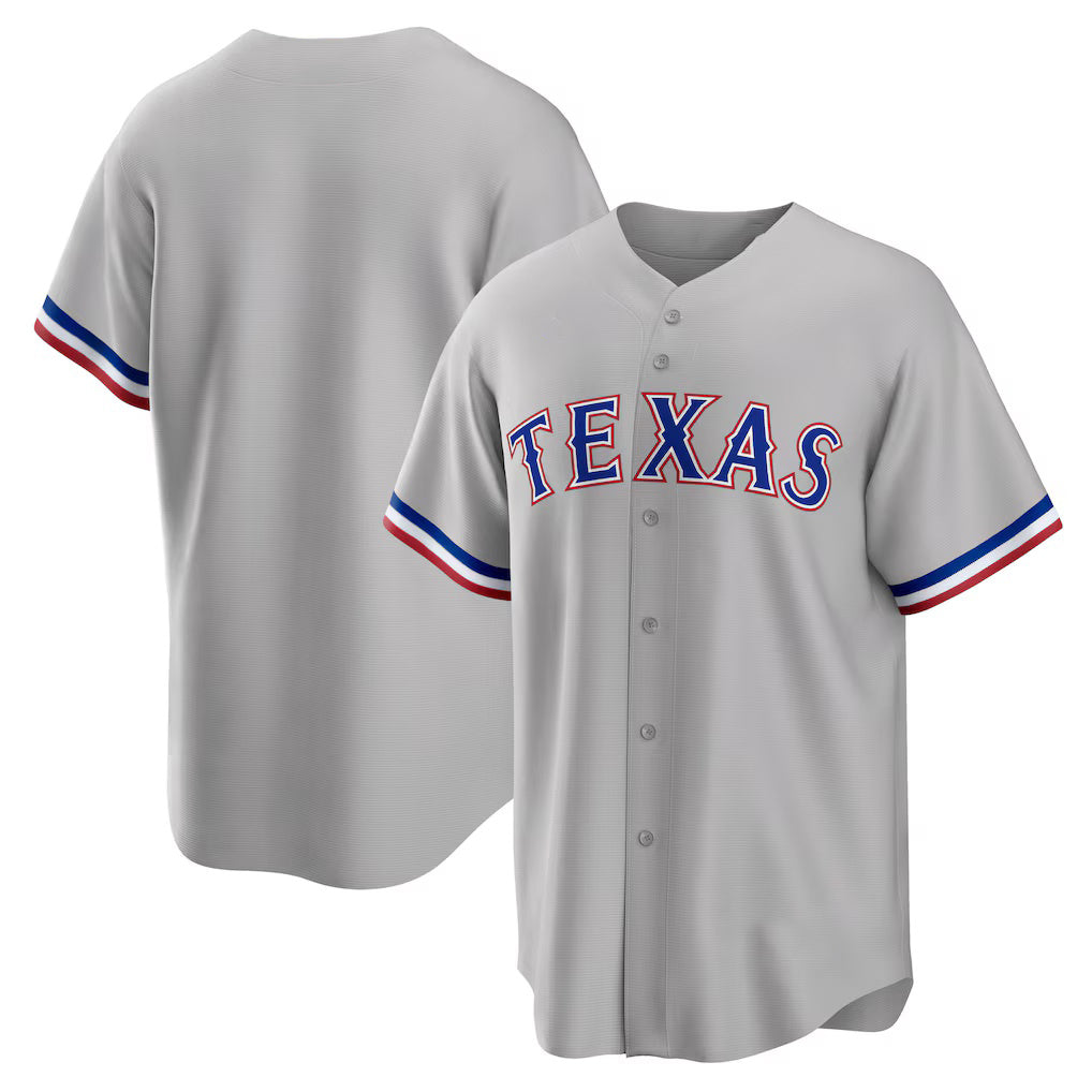 Texas Rangers Gray CONTON Road Replica Team Jersey