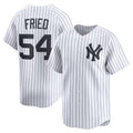 New York Yankees #54 Max Fried White CONTON Home Limited Player Jersey 2